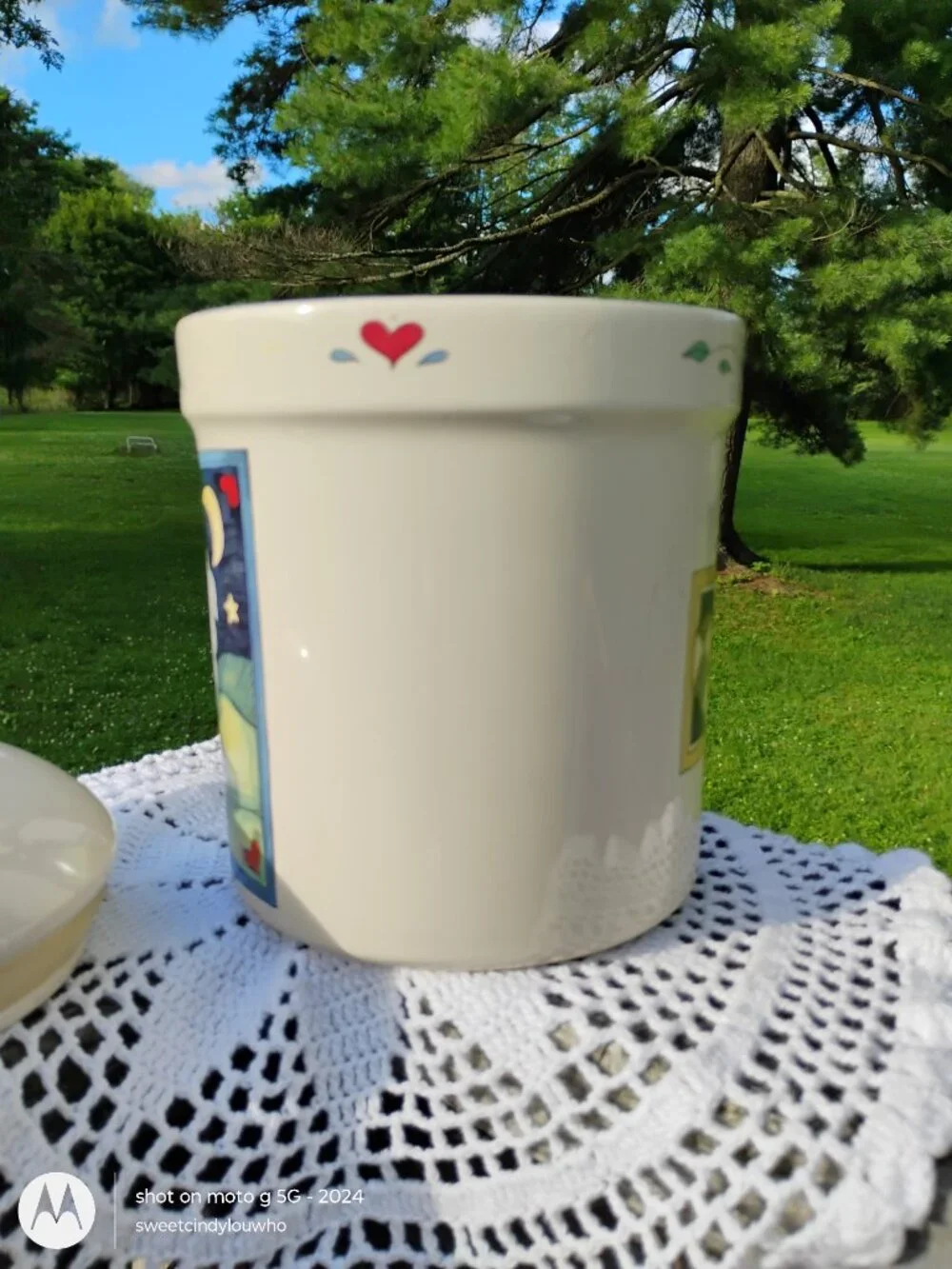 Certified International stoneware canister